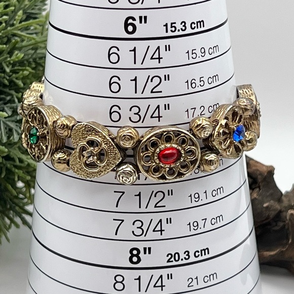 VINTAGE CRYSTAL BRACELET - Picture 4 of 7